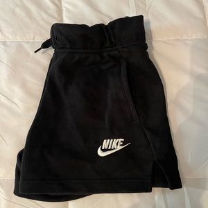 Nike running shorts & cropped nike top